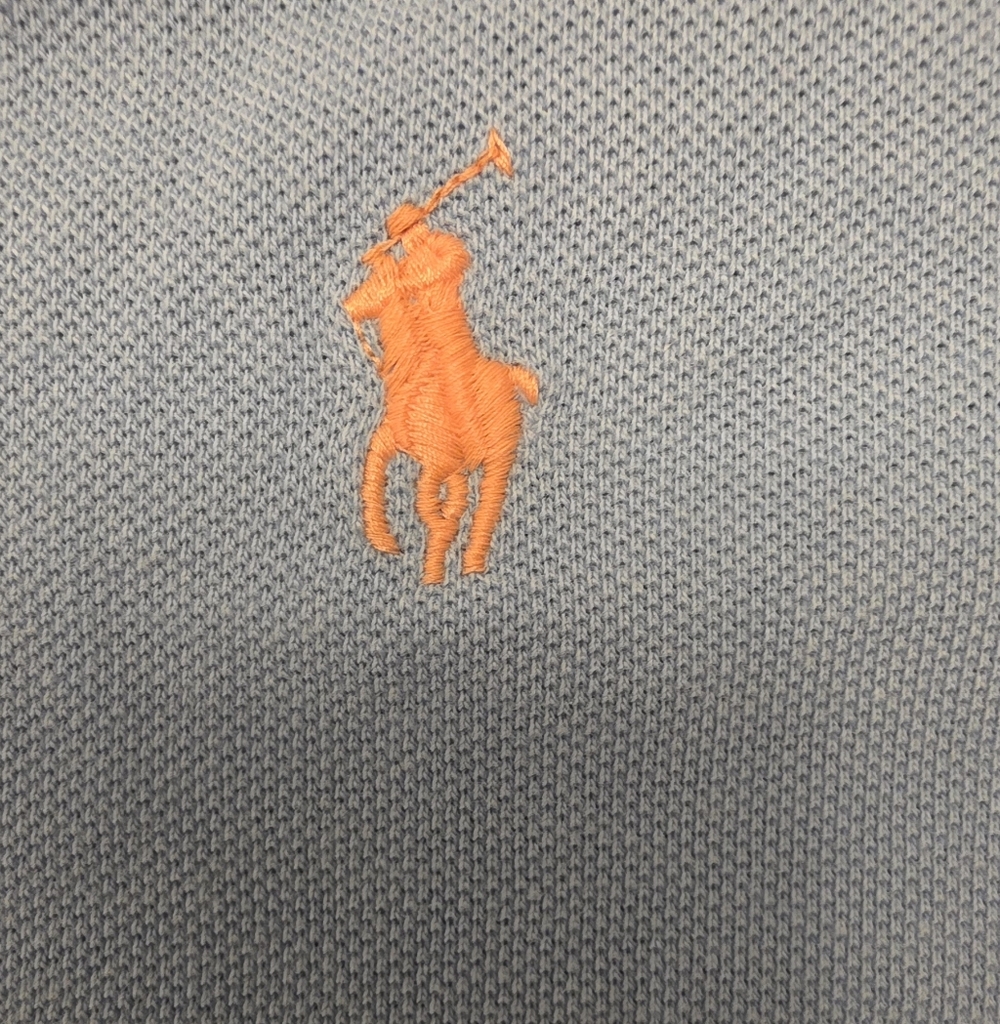 Ralph Lauren Women's Light Blue Classic Fit Polo ~ Size Medium - Picture 4 of 9